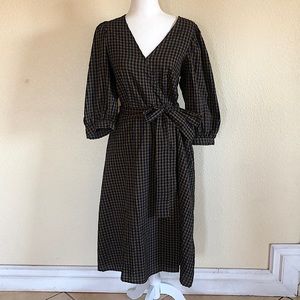 A New Day 3/4 Sleeve Wrap Dress
